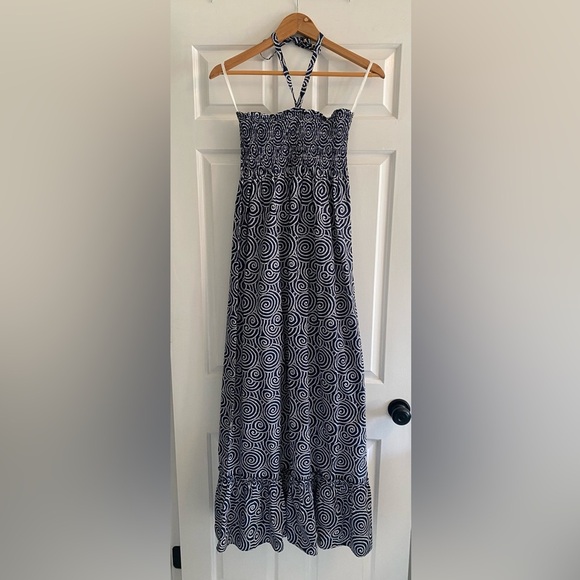 Vineyard Vines Nautical Fabric Maxi Dress Size S - Picture 1 of 7